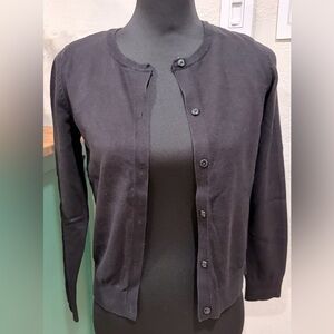 The Children’s Place Girls Black Cardigan Sweater